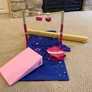 American Girl doll Gymnastics Set